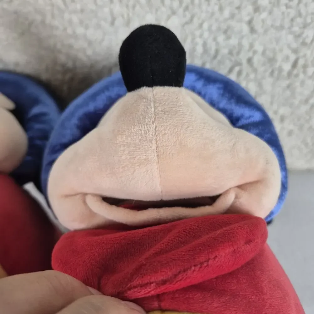 Disney D23 EXPO 2019 HAPPY FEET Sorcerer Mickey Slipper Plush Fantasia - M/L